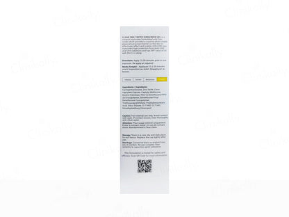 Ceuticoz Clear Zinc Tinted Sunscreen Gel SPF 50 PA++++ (Ivory)