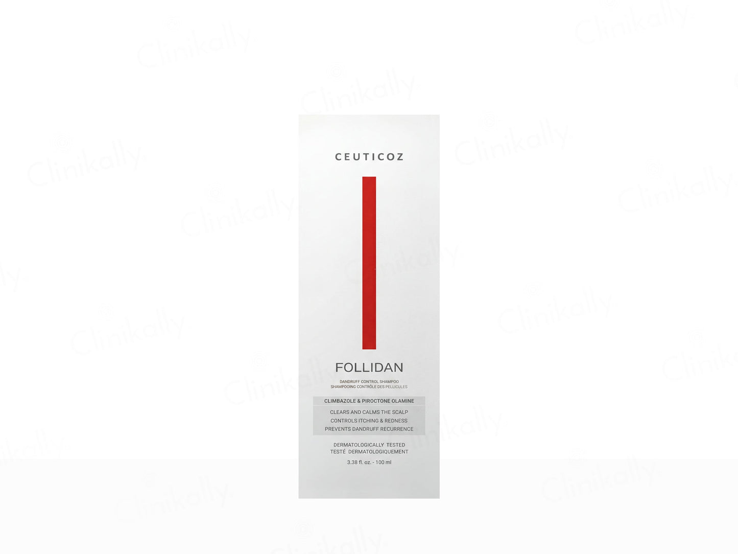 Ceuticos Follidan skincare product packaging on a white background