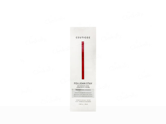 Ceuticoz Follidan Stay product packaging on a white background