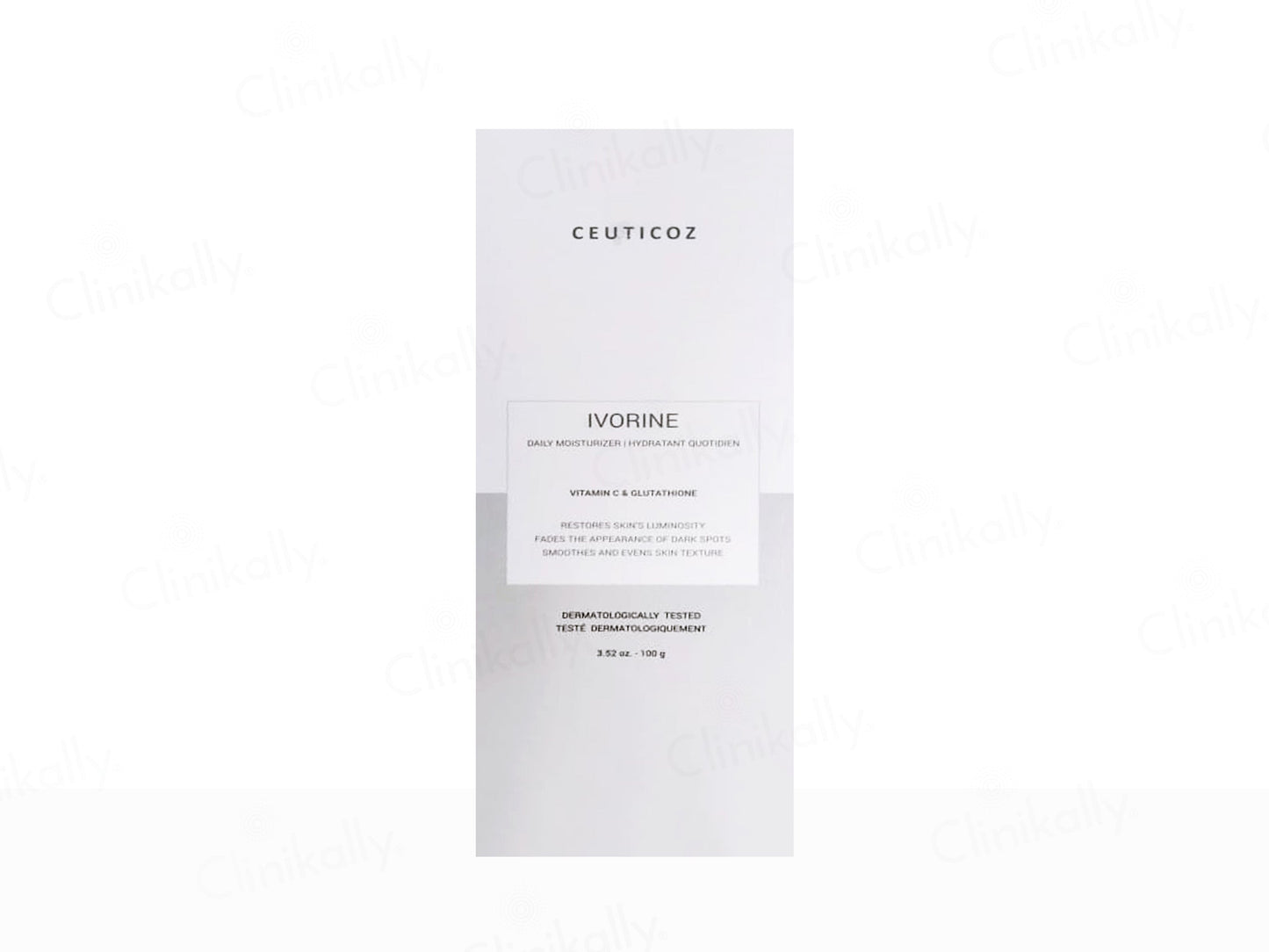 Ceuticoz Ivorine product packaging on a white background