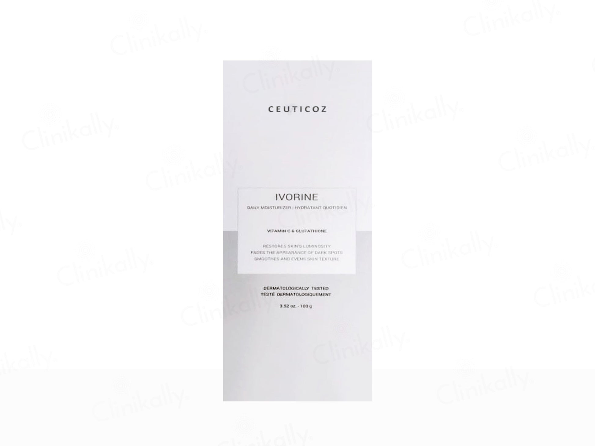 Ceuticoz Ivorine product packaging on a white background