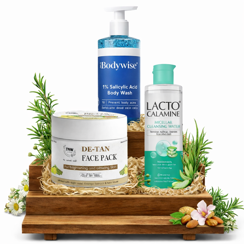 Holi Post-Color Glow Hamper – Cleanse, De-Tan & Clarify Skincare Kit