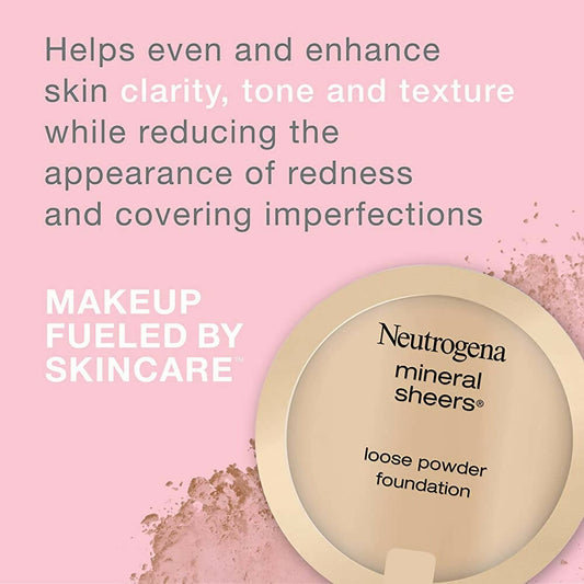Neutrogena Mineral Sheers Loose Powder Foundation, Natural Beige 60
