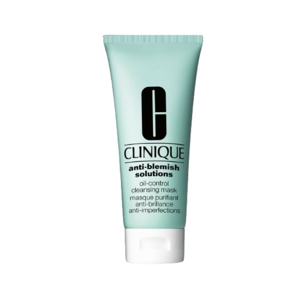 Clinique anti-blemish solution tube on a white background
