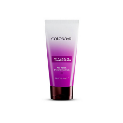 Tube of Colorbar facial wash with a gradient design on a white background