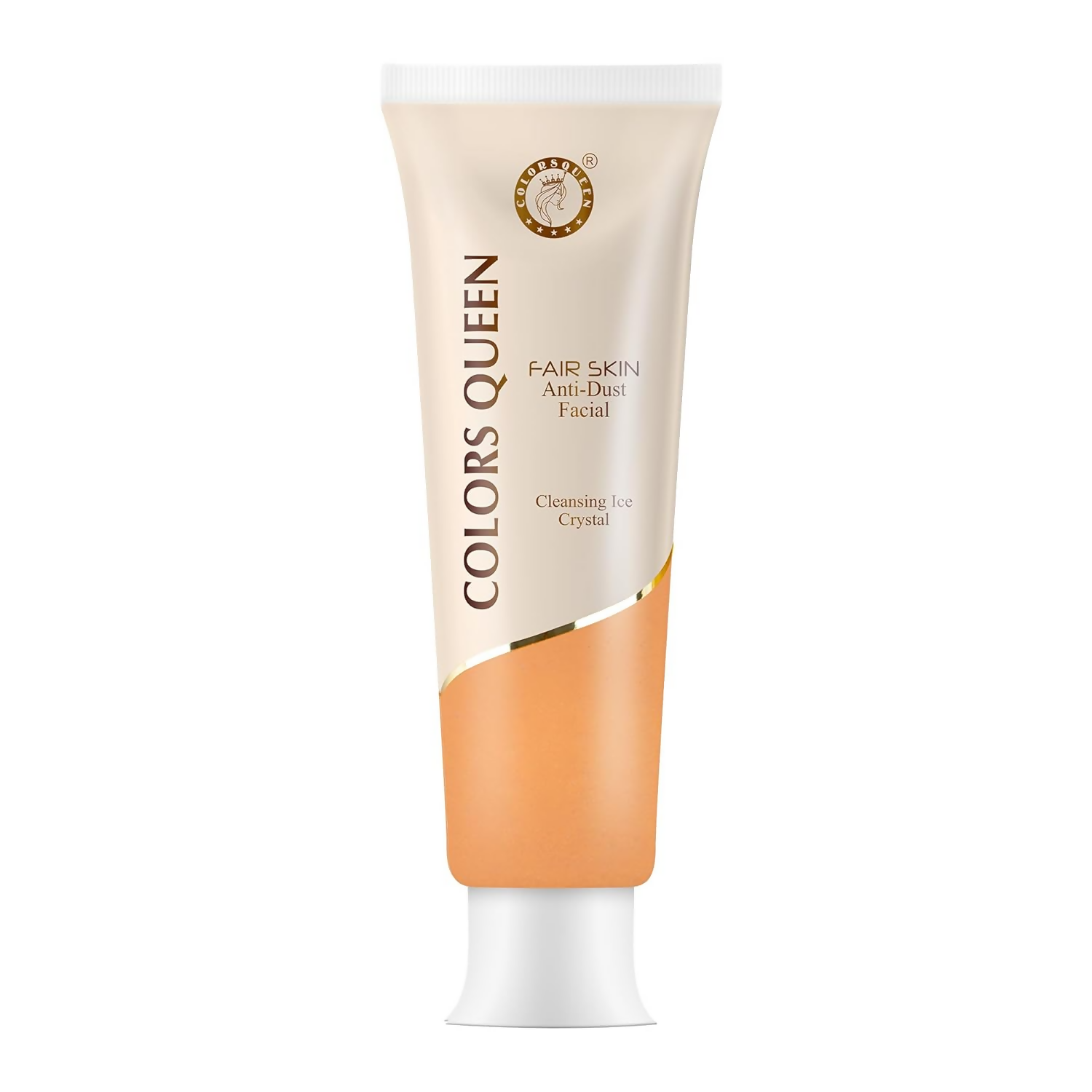 Tube of Colors Queen Fair Skin Anti-Dull Facial Cleansing Bar Crystal on a white background
