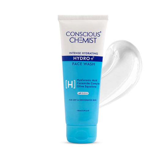 Conscious Chemist Gentle Face Wash 100ml Hydrating Cleanser for Dry Skin
