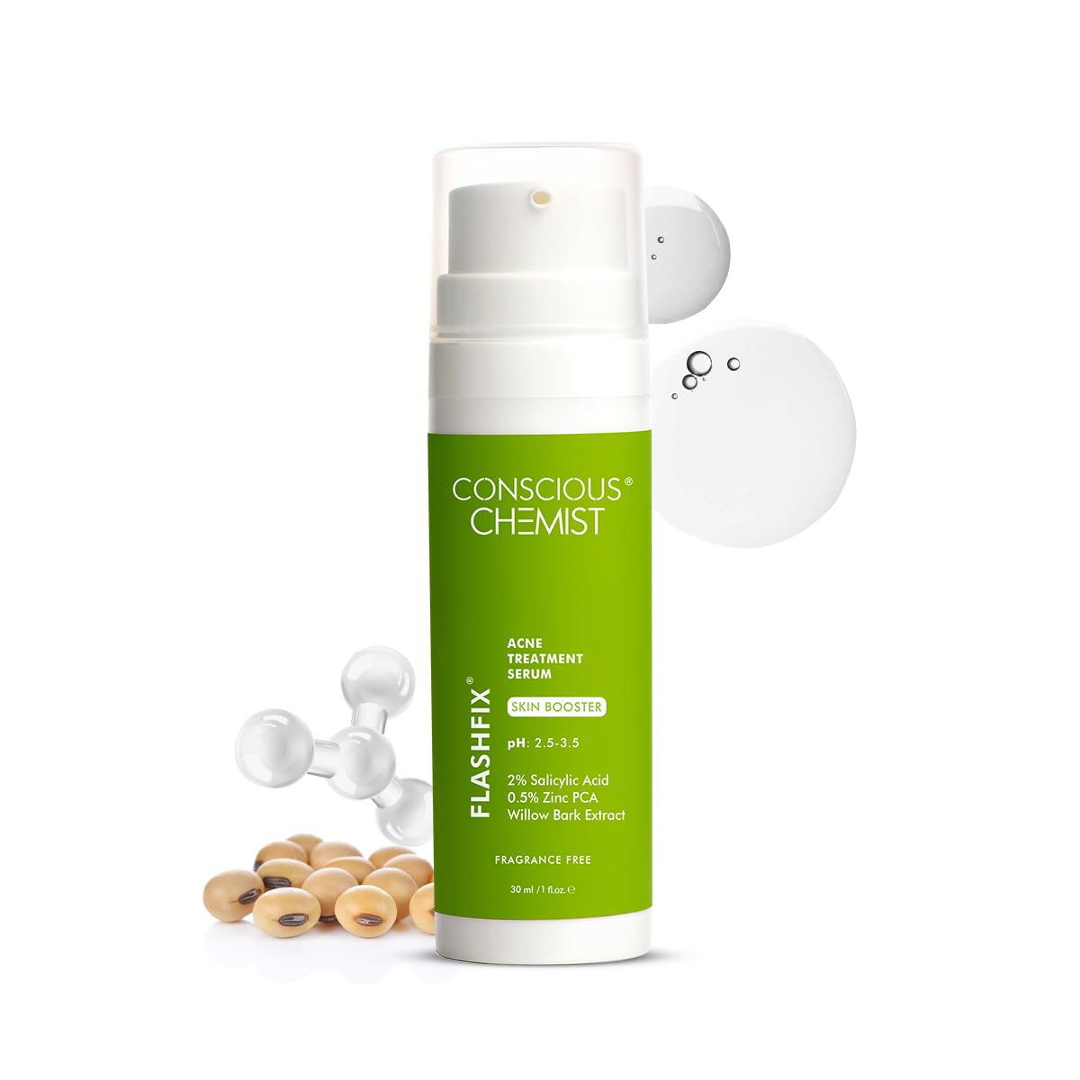 Conscious Chemist Salicylic Acid Serum 30ml for Acne & Pore Refinement