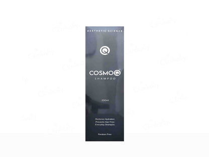Cosmoc shampoo packaging on a white background