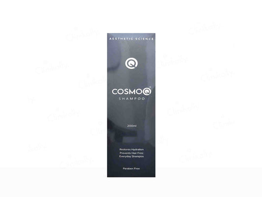 Cosmoc shampoo packaging on a white background
