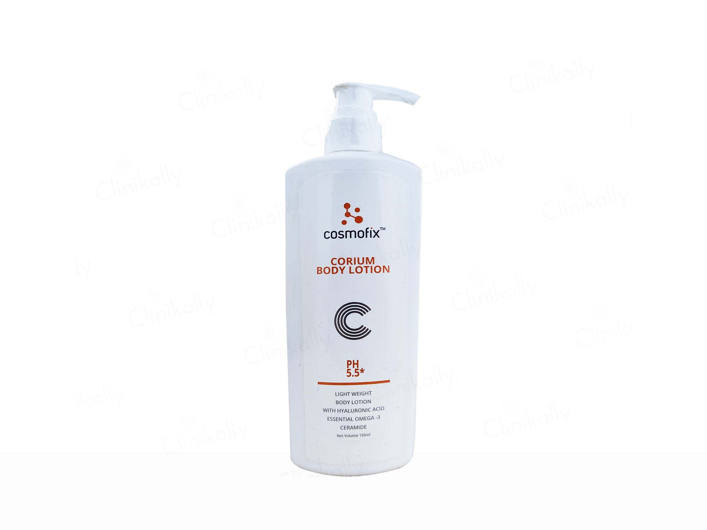 Cosmotherapy Corium Body Lotion bottle on a white background