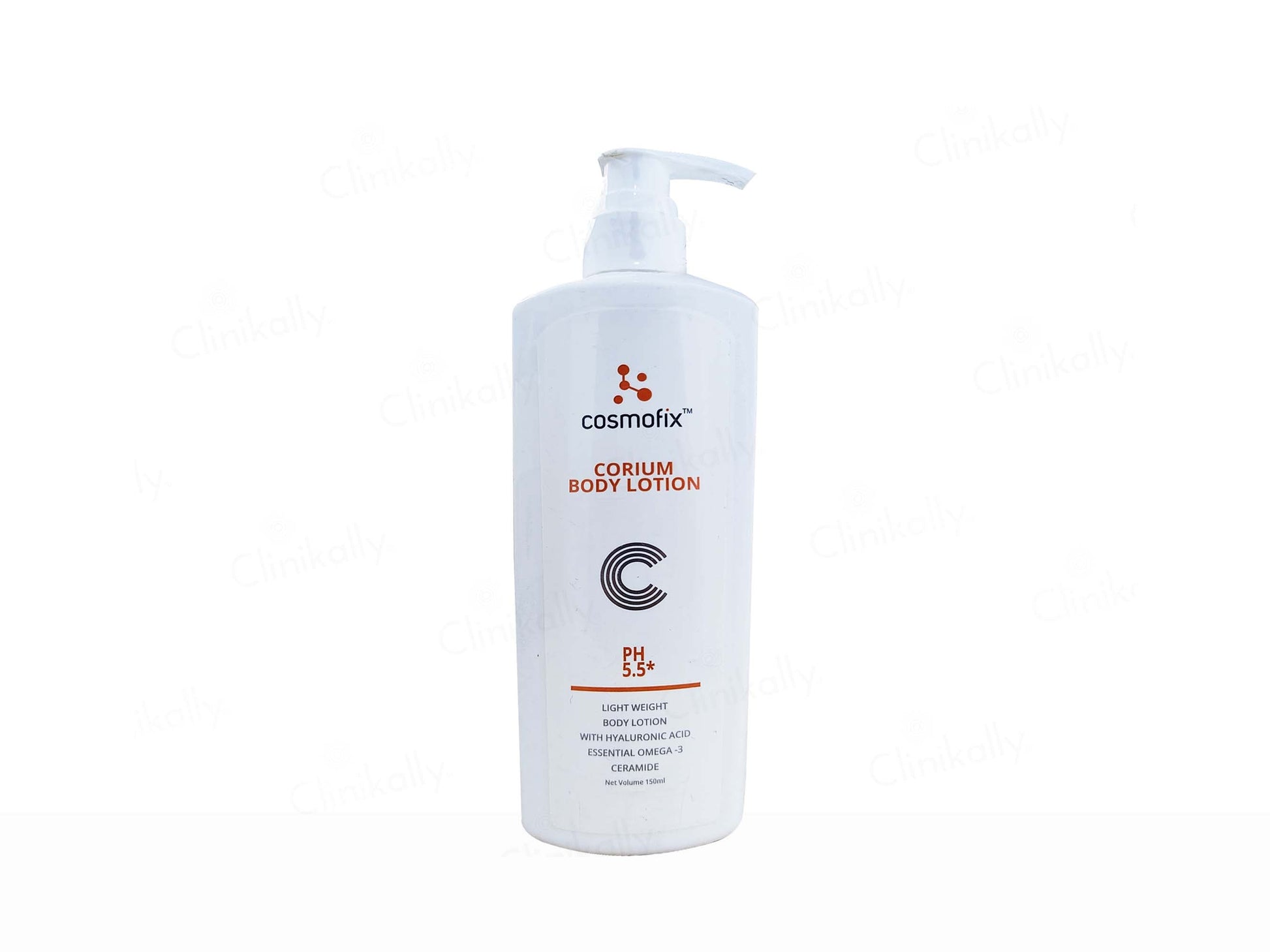 Cosmotherapy Corium Body Lotion bottle on a white background