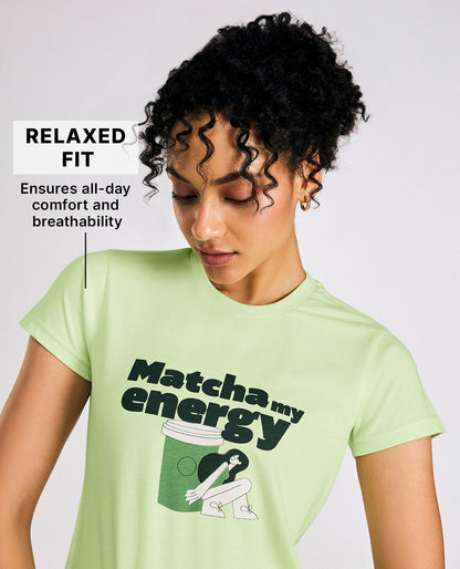 Cotton Everyday Essential Top Neon