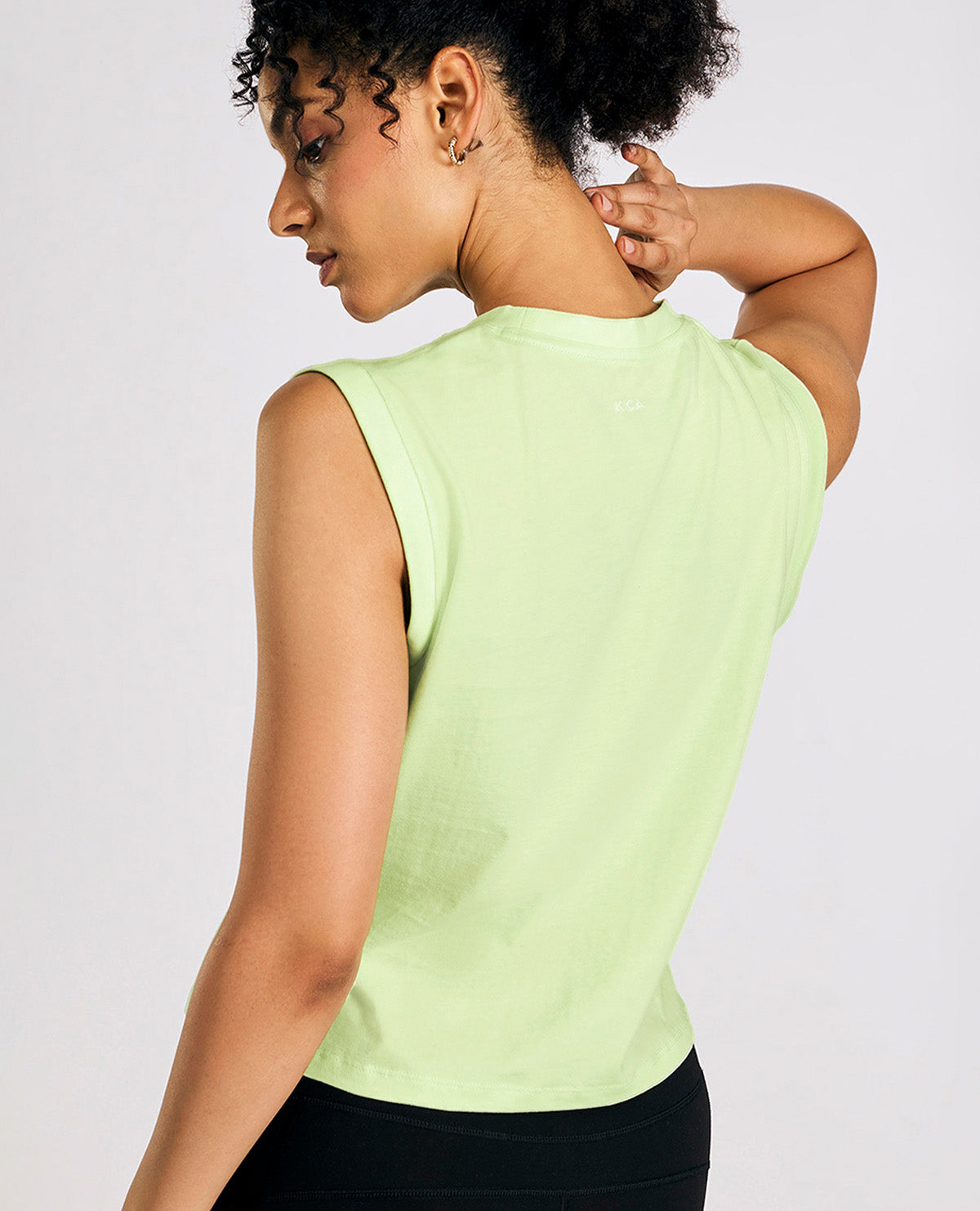 Kica Cotton Muscle Tank Top Neon