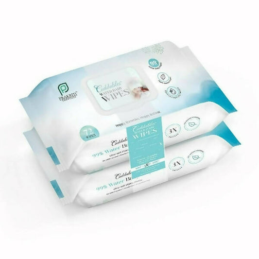 Pack of Eddingtons baby wipes on a white background