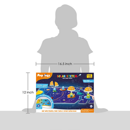 Imagimake Mapology Solar System Puzzle - Learning Aid And Educational Toy - For Kids Age 4 And Above (Solar System)