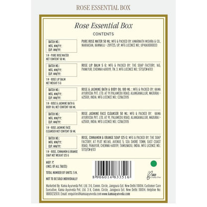Kama AyuBoxrveda Rose Essential Gift