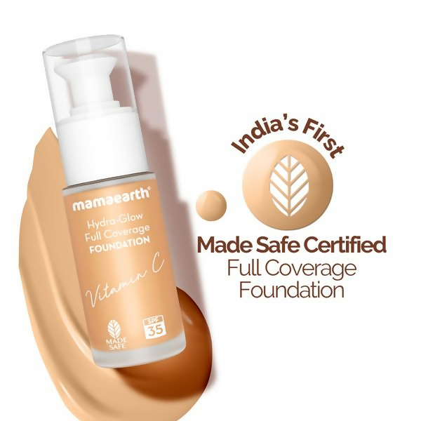 Mamaearth Hydra-Glow Full Coverage Foundation With Vitamin C & Turmeric - Creme Glow