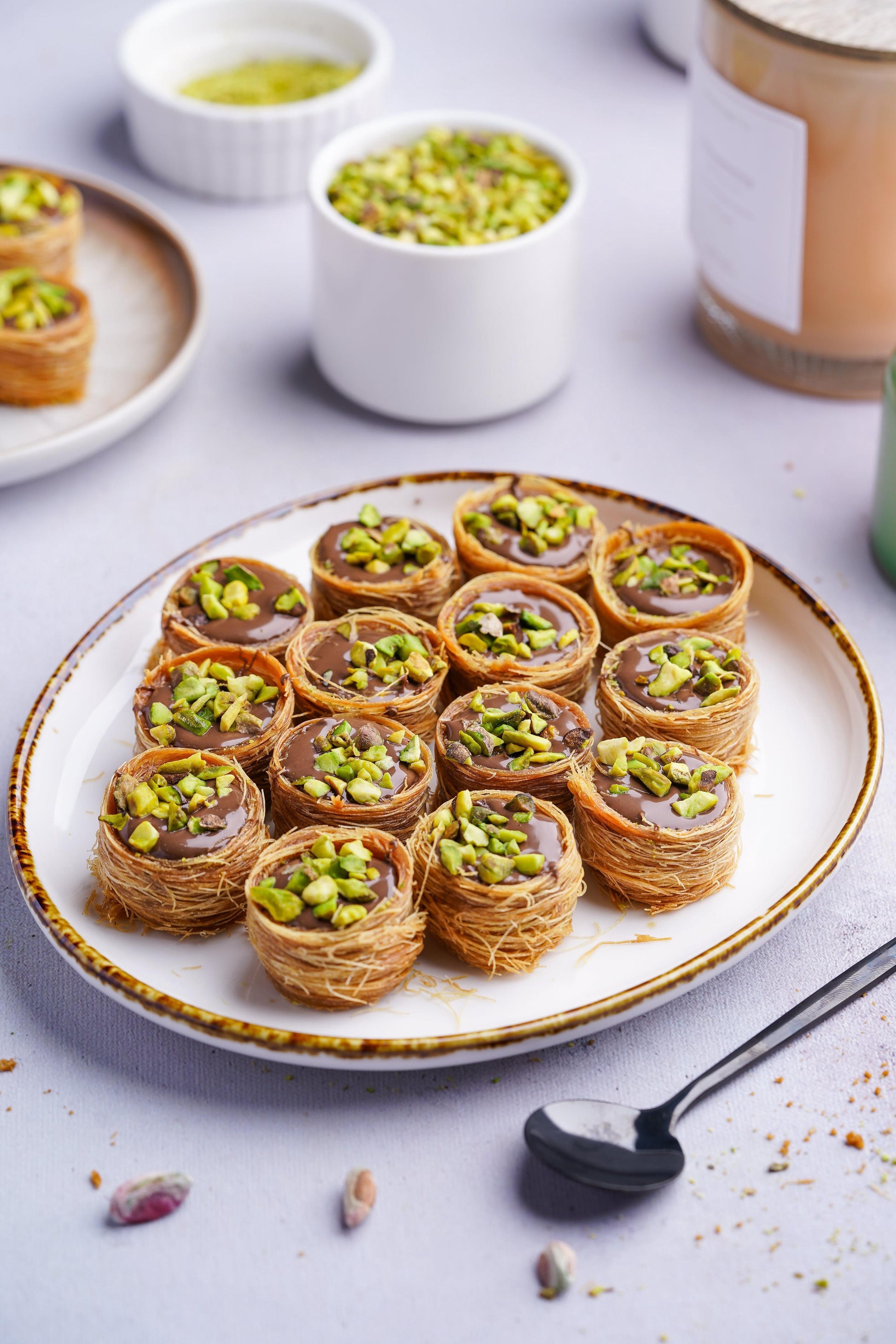 Gourmet Baklava Crescent Gift Box Of Assorted Nest Baklava