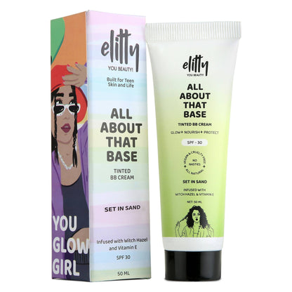 Elitty All About That Base Tinted BB Cream with SPF 30 - Set in sand