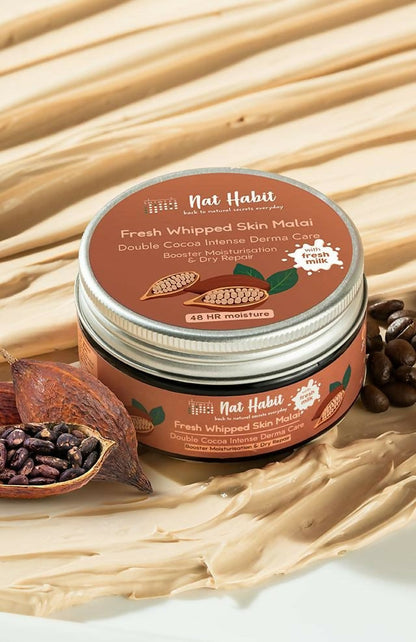 Nat Habit Double Cocoa Intense DermaCare Fresh Whipped Skin Malai