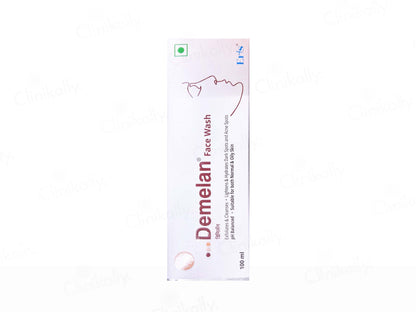 Demelan Face Wash packaging on a white background