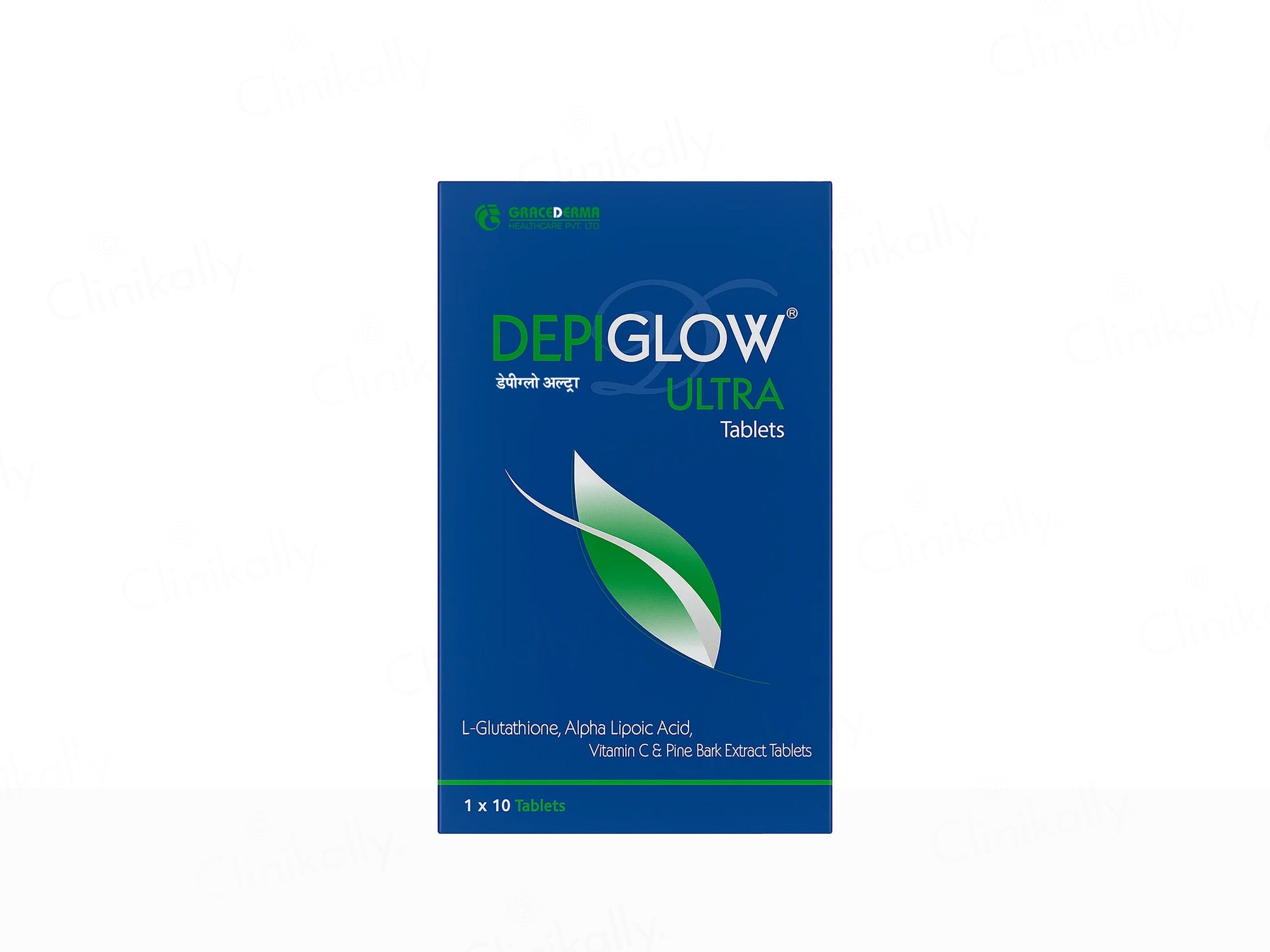 DEPIGLOW Ultra Tablets packaging on a white background