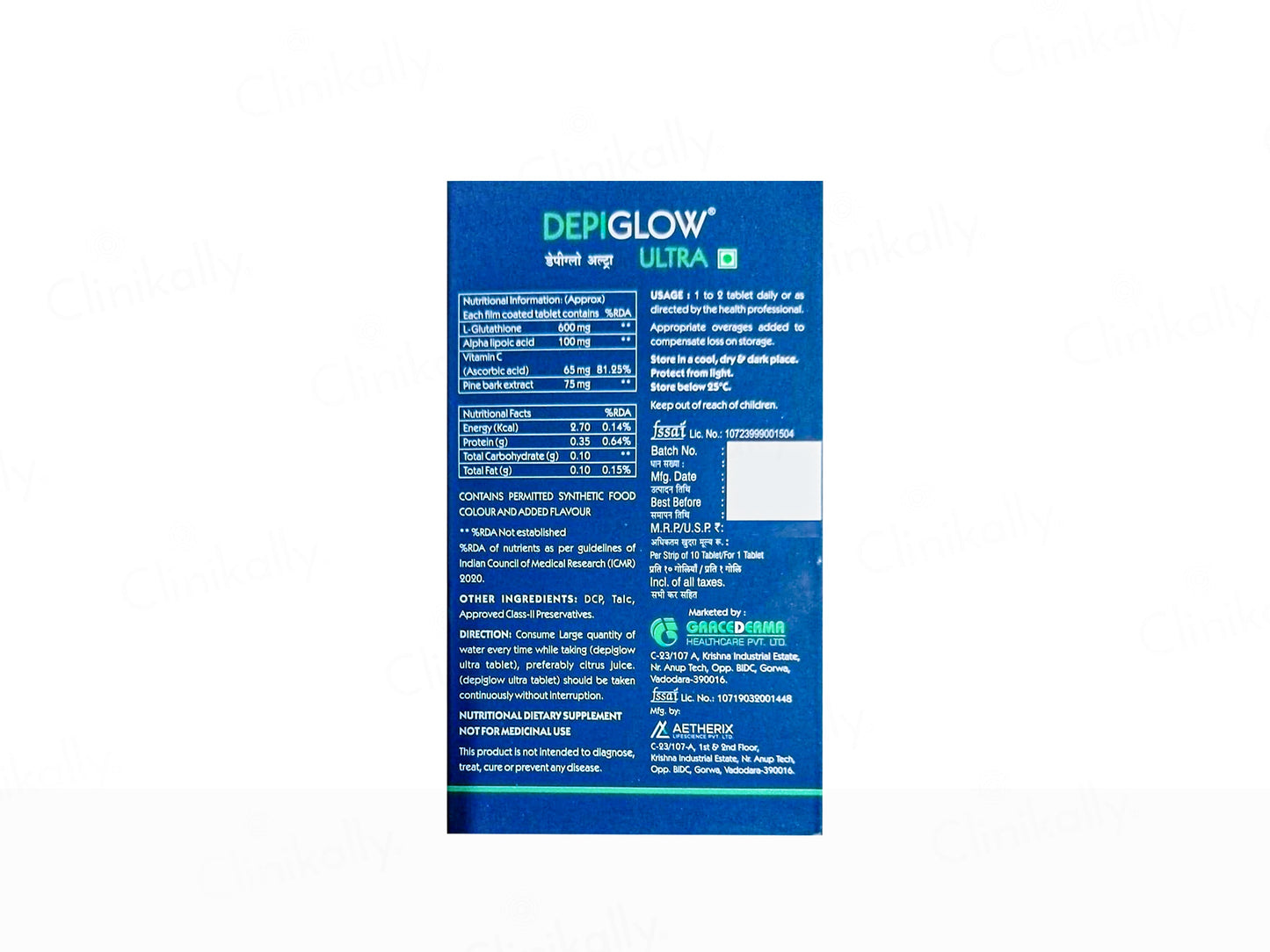 Depiglow Ultra Tablet