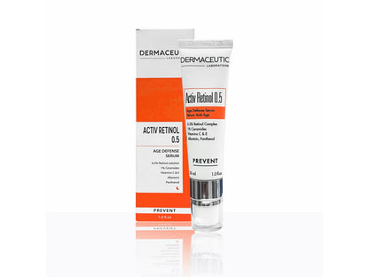 Dermaceutic Activ Retinol 0.5 skincare product on a white background