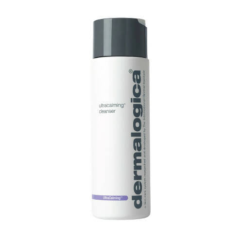 Dermalogica ultracalming cleanser bottle on a white background