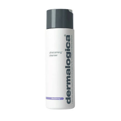 Dermalogica ultracalming cleanser bottle on a white background