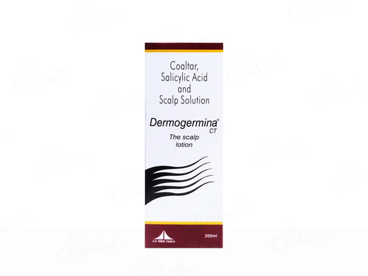 Dermogermina scalp lotion packaging on a white background