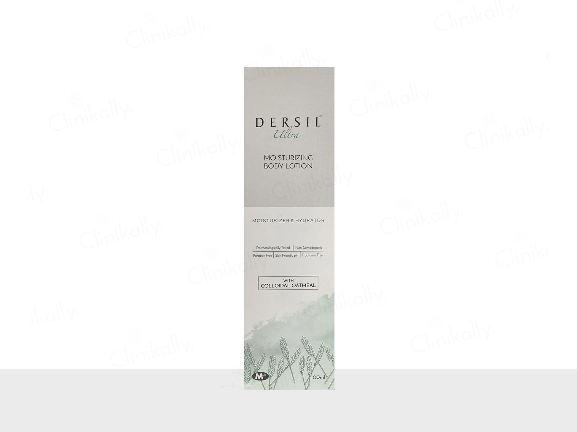DERSIL moisturizing body lotion packaging on a white background
