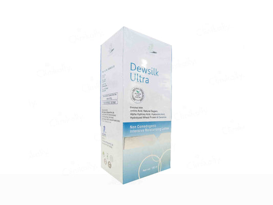 Dew silk ultra packaging on a white background