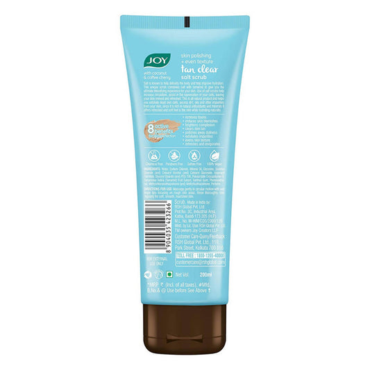 Joy Skin Polishing + Even Texture Tan Clear Salt Scrub