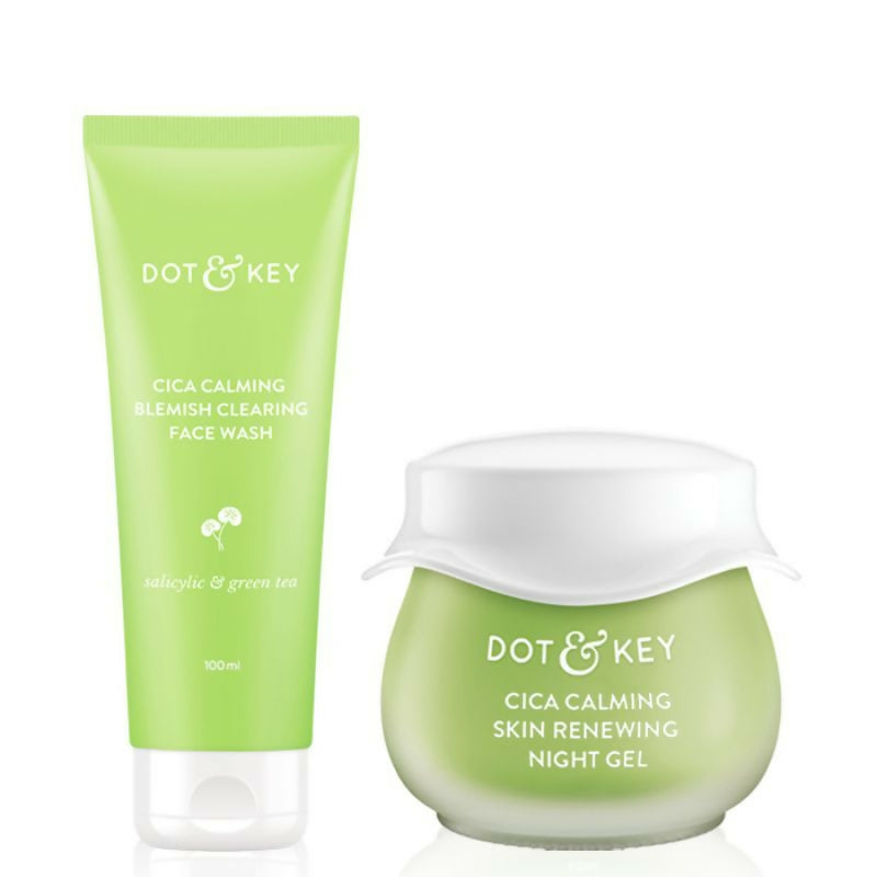 Two Dot & Key skincare products on a white background