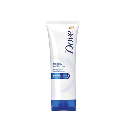 Dove beauty moisture conditioning hair cream on a white background