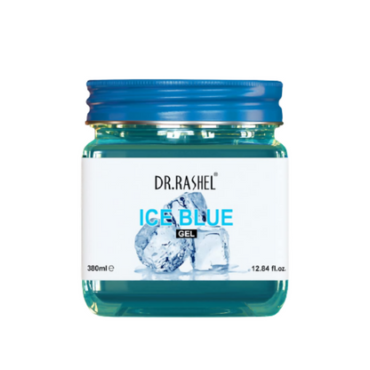 Jar of Dr. Rashel Ice Blue Gel on a white background
