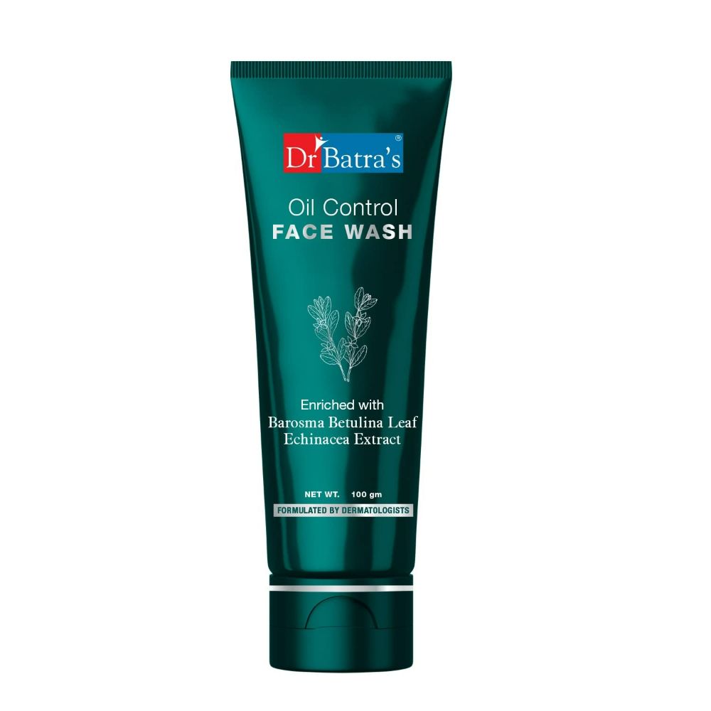 Dr Batra's Oil Control Face Wash tube on a white background