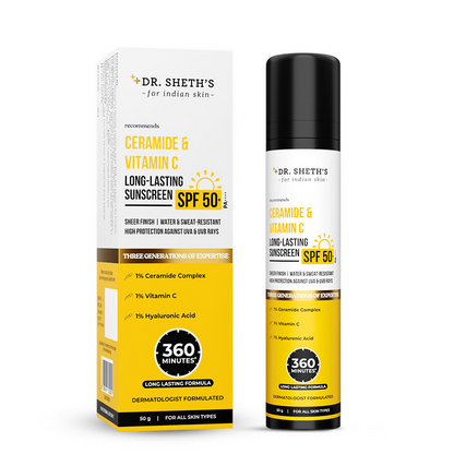 Dr. Sheth's Ceramide & Vitamin C Long-Lasting Sunscreen
