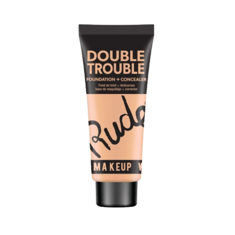 Rude Cosmetics Double Trouble Foundation + Concealer - Cream 05