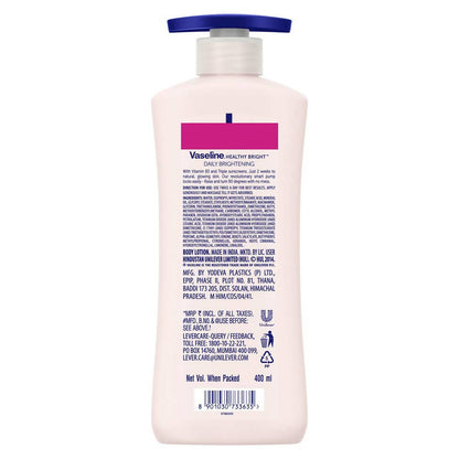 Vaseline Healthy Bright Daily Brightening Body Lotion 400 ML
