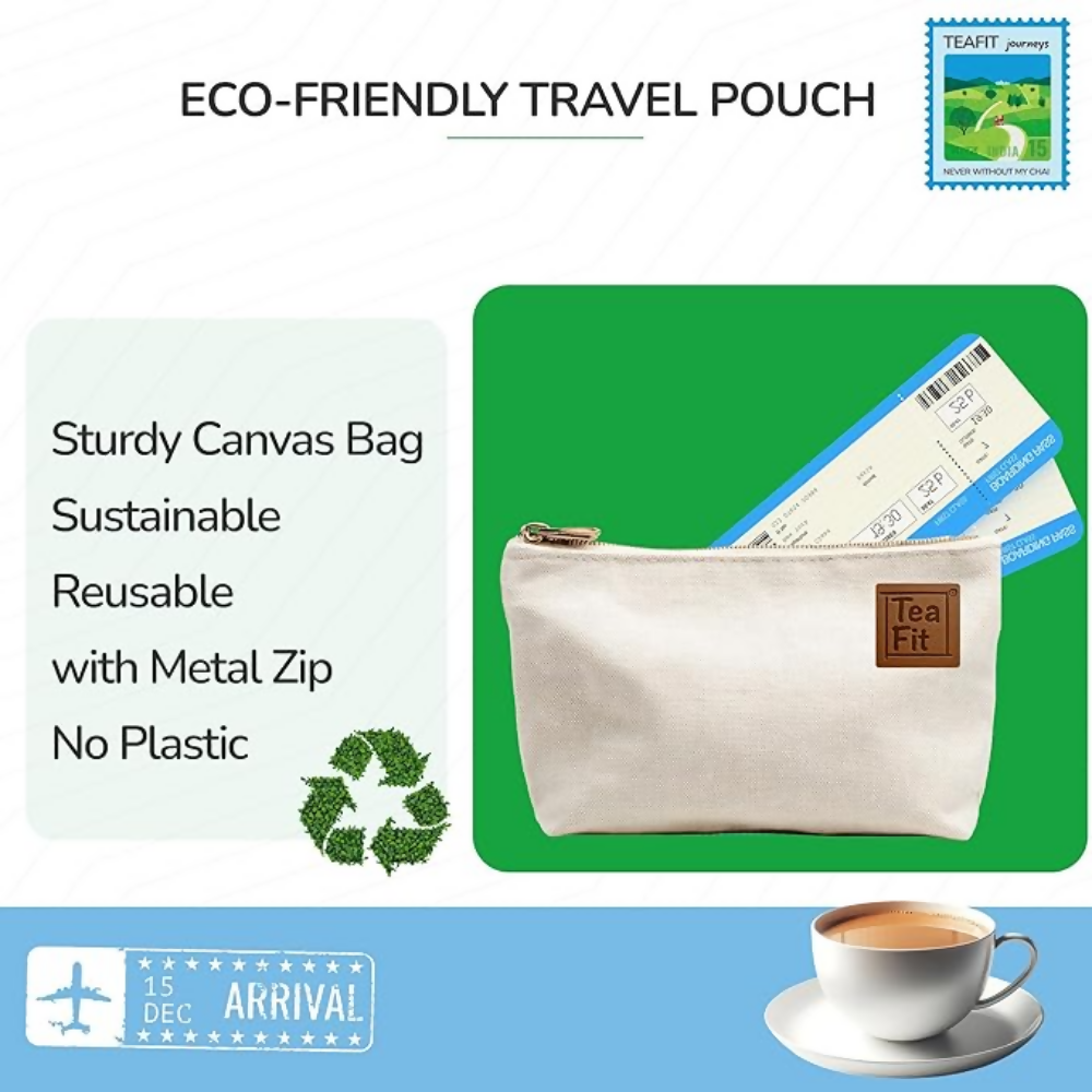 TeaFit Premium NO SUGAR Instant Masala Tea Premix - Travel Pack
