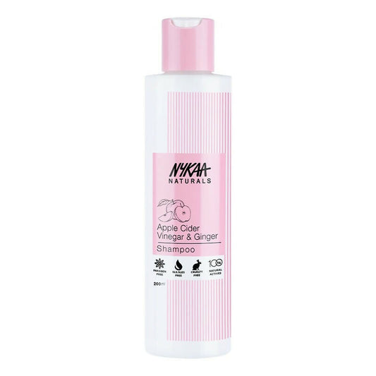 Nykaa Naturals Anti-Dandruff - Free Shampoo with Apple Cider Vinegar, Ginger & Tea Tree Oil