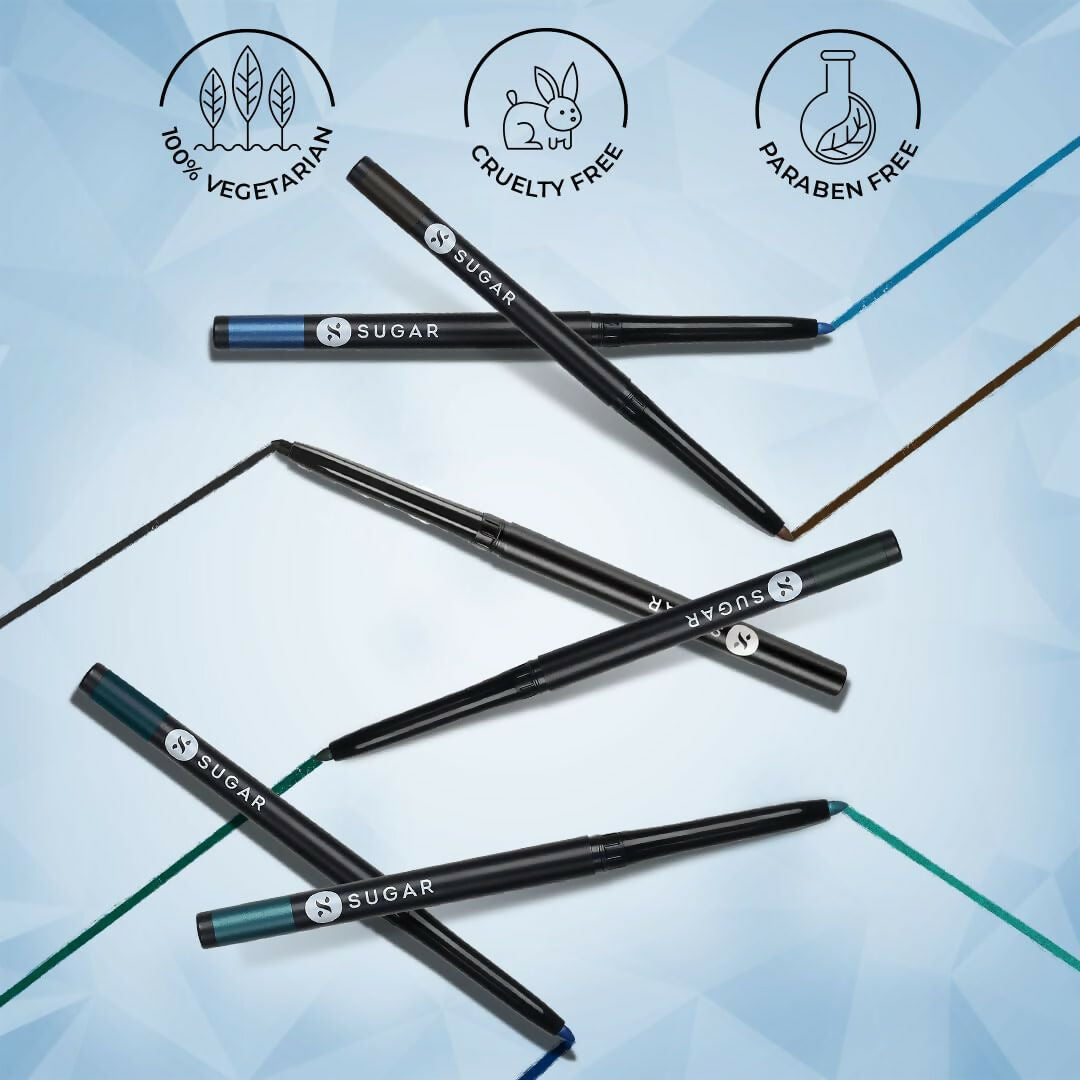 Sugar Cosmetics Kohl of Honour Intense Kajal Upto 12 hrs, Long Lasting, Smudge Proof & Waterproof Kajal - 01 Black Out