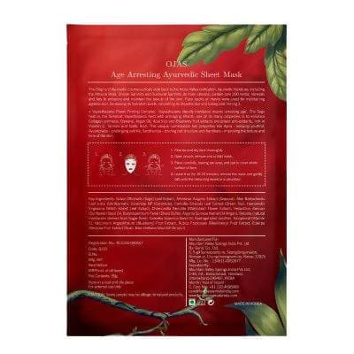 Forest Essentials Ojas Age Arresting Ayurvedic Sheet mask