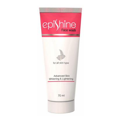 Epishine Face Wash tube on a white background