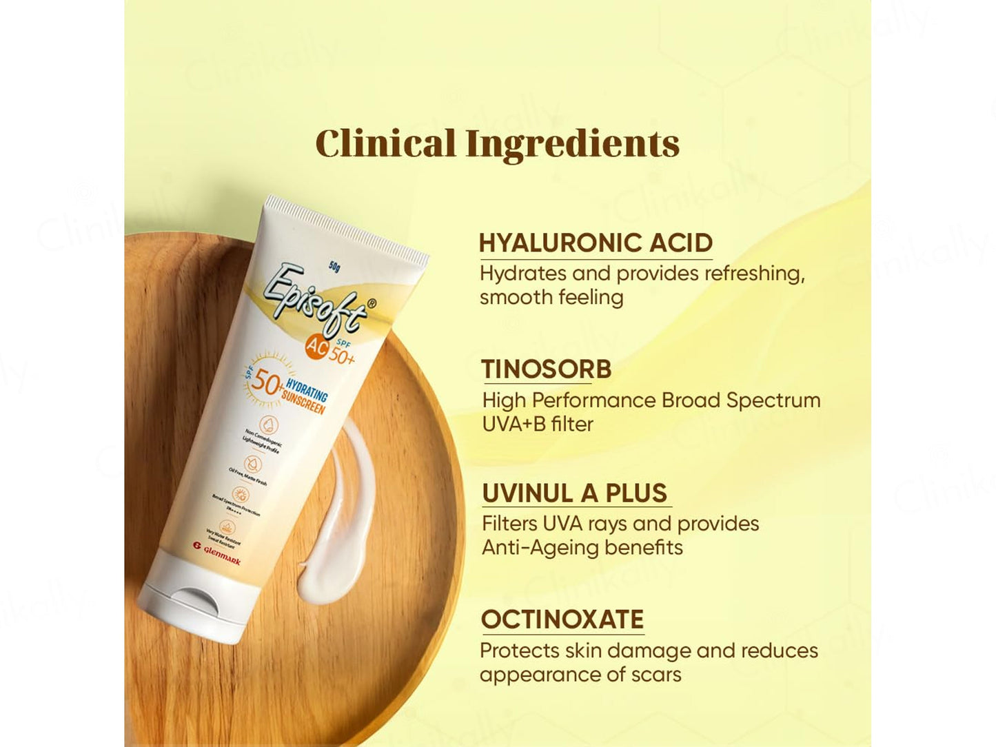 Episoft AC Hydrating Sunscreen SPF 50+ PA++++