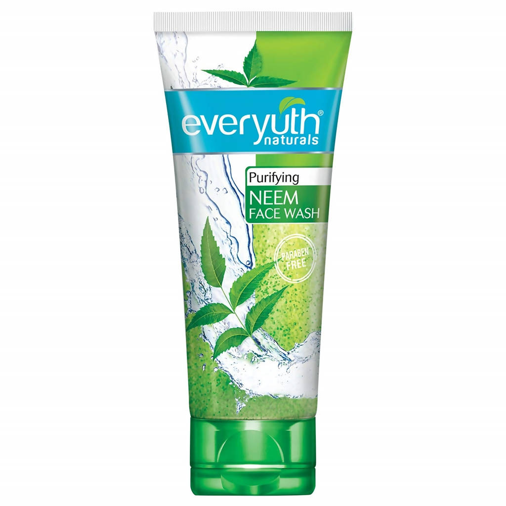 Everyuth Naturals Purifying Neem Face Wash tube on a white background