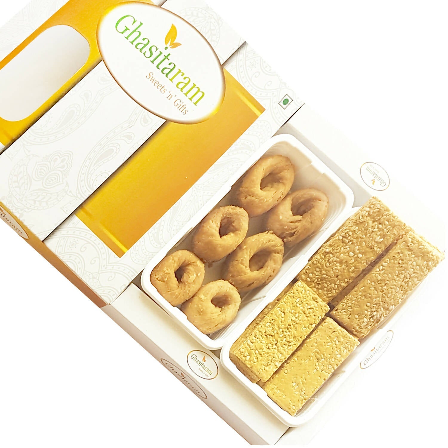 Ghasitaram Sankranti /Lohri Gifts Sweets-Khajoor And Gachak Hamper